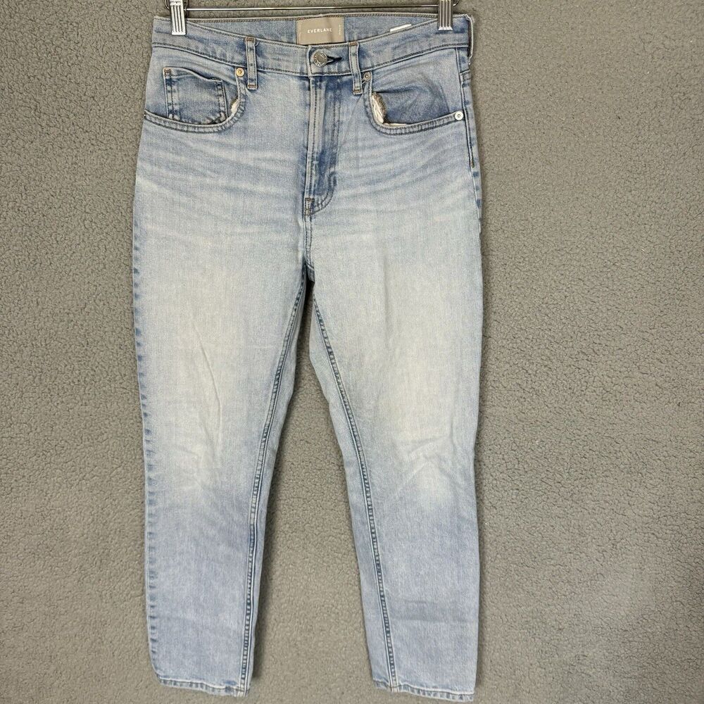 Everlane Jeans‎ Womens 29 High Rise Straight Light Wash Denim